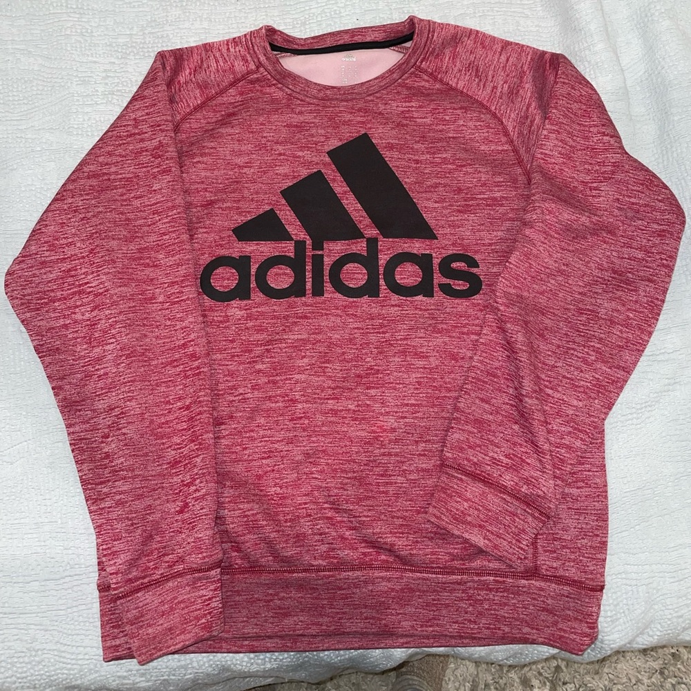 Adidas fleece crew neck sweatshirt